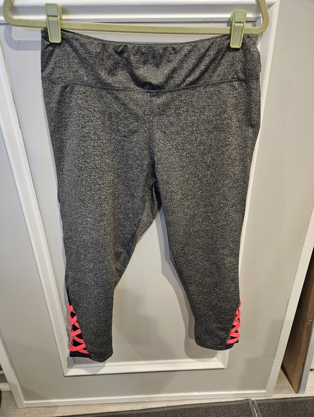 Gray Stretchy Workout Pants Size XL Take A Walk